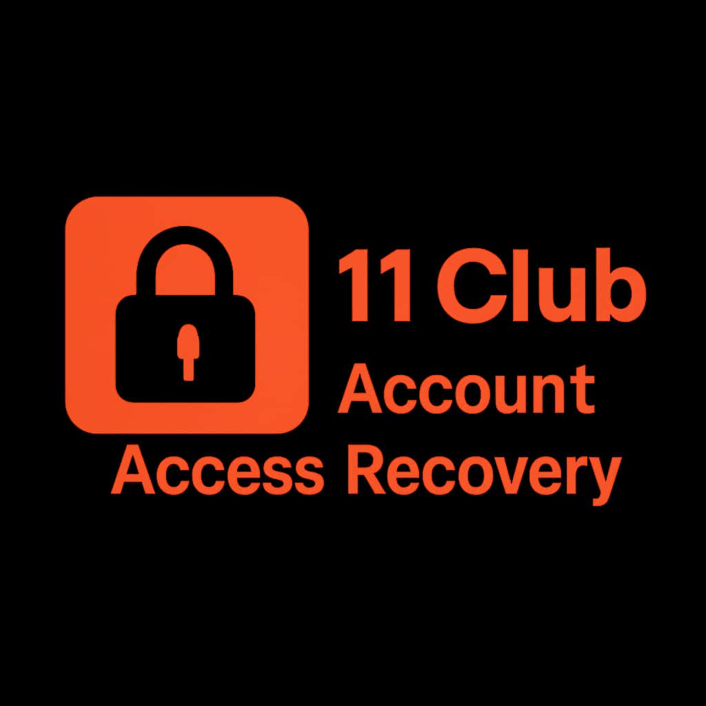 An icon symbolizing account access recovery for 11 Club.