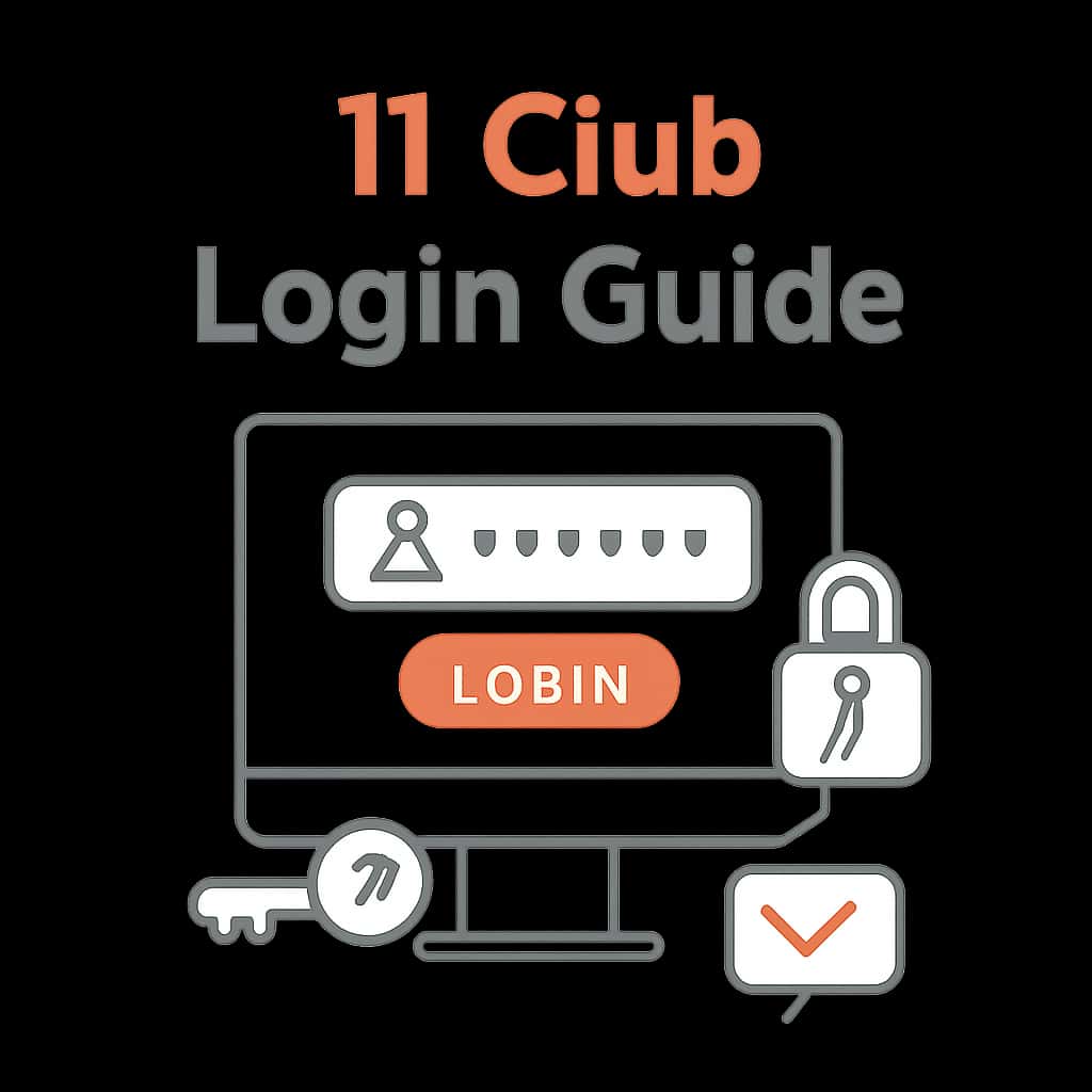 Diagram outlining the steps to log into 11 Club