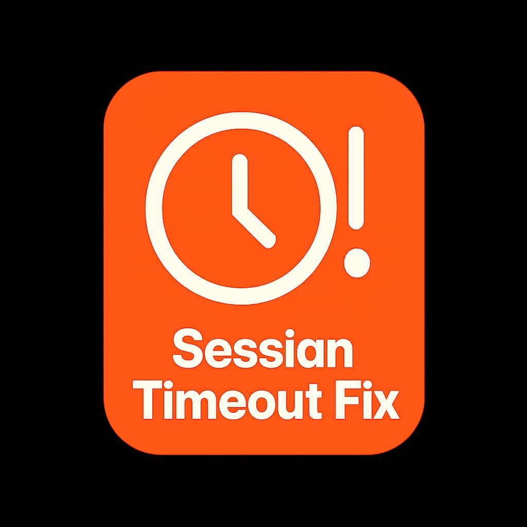 Icon representing assistance for 11 Club session timeout solutions.
