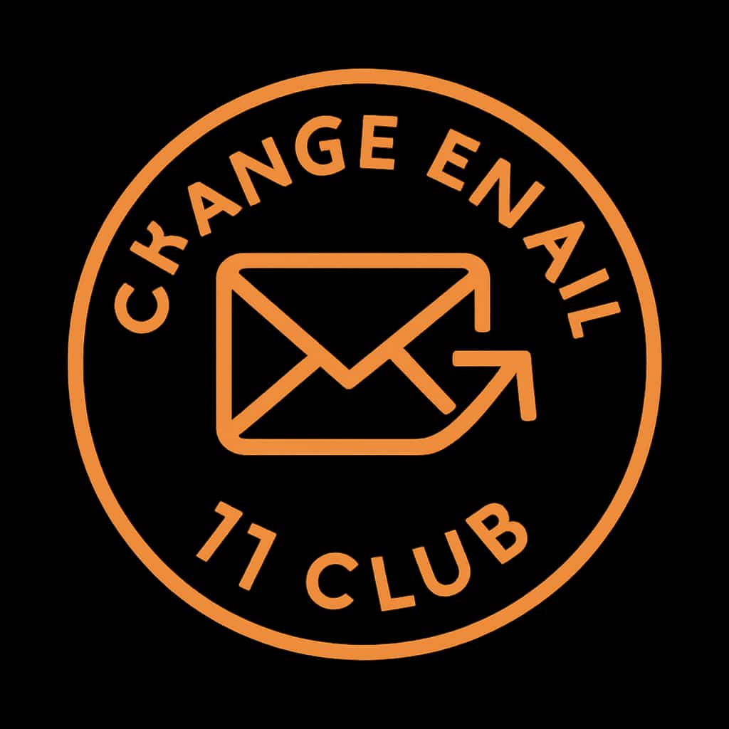 Icon representing Change Email functionality in 11 Club.