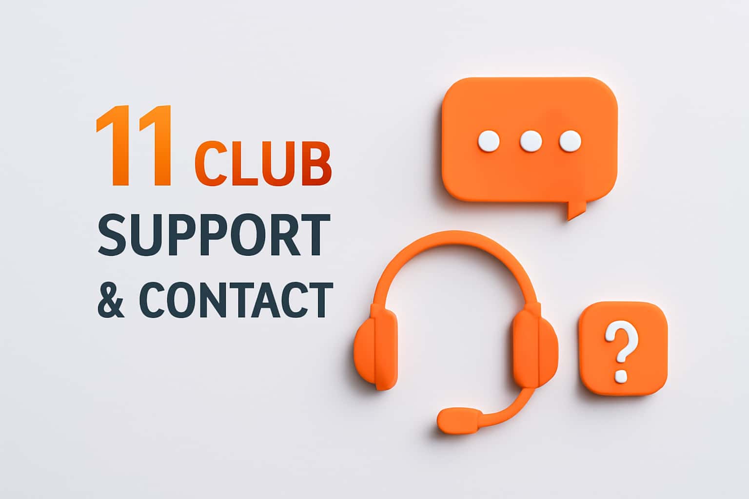 11 Club Support & Contact Interface