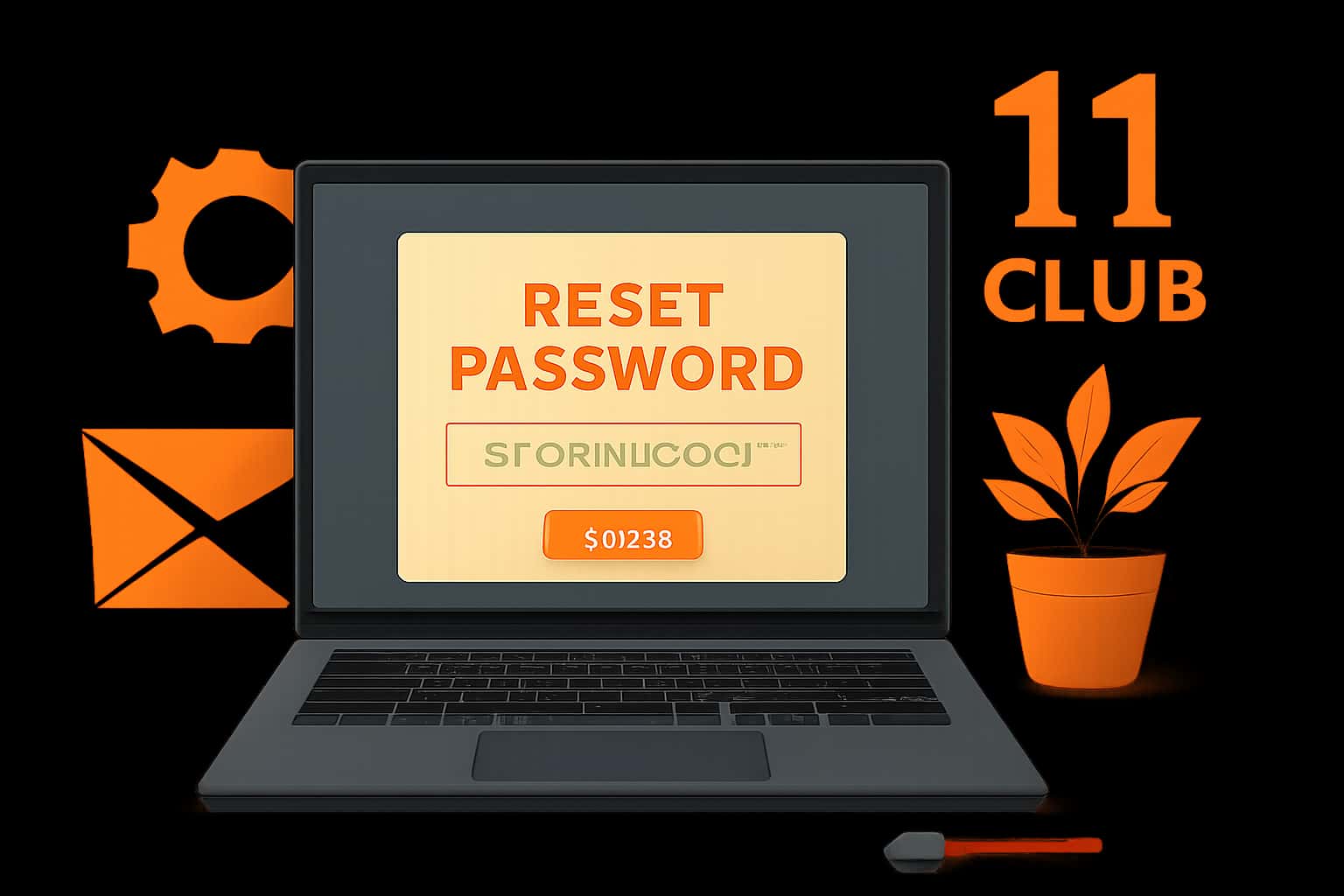 An informative scene on Reset Password for 11 Club.