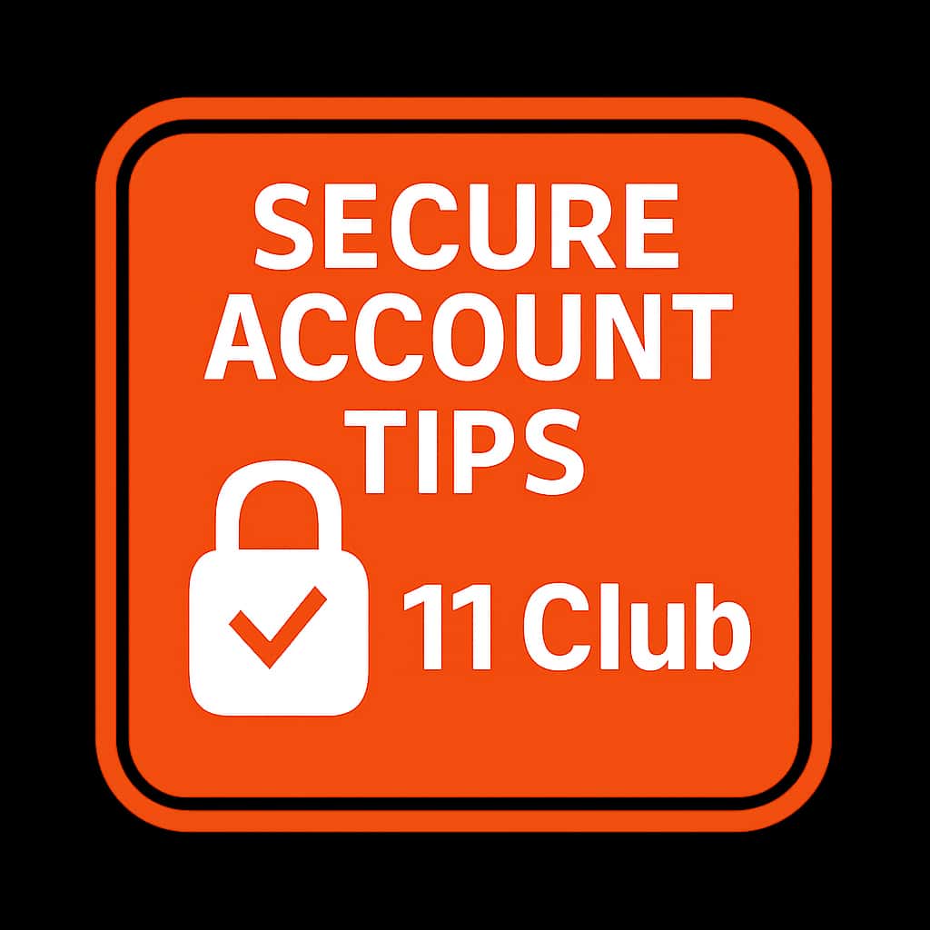 Icon representing security tips for the 11 Club account.